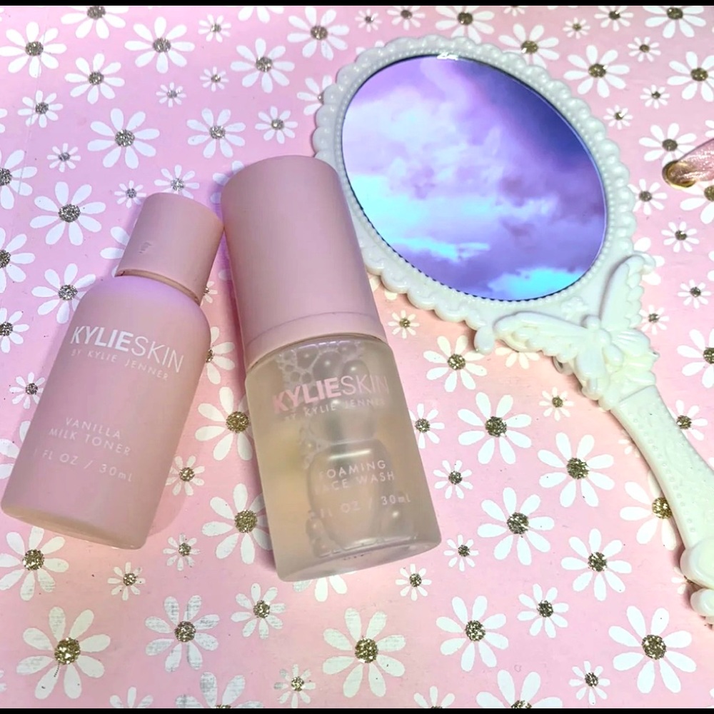 Travel size foam wash and toner